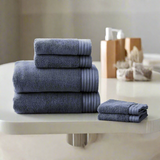 Egyptian Cotton Bath Towel Set of 6 - Blue Horizon - glomarts.shop