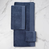 Egyptian Cotton Bath Towel Set of 6 - Blue Horizon - glomarts.shop