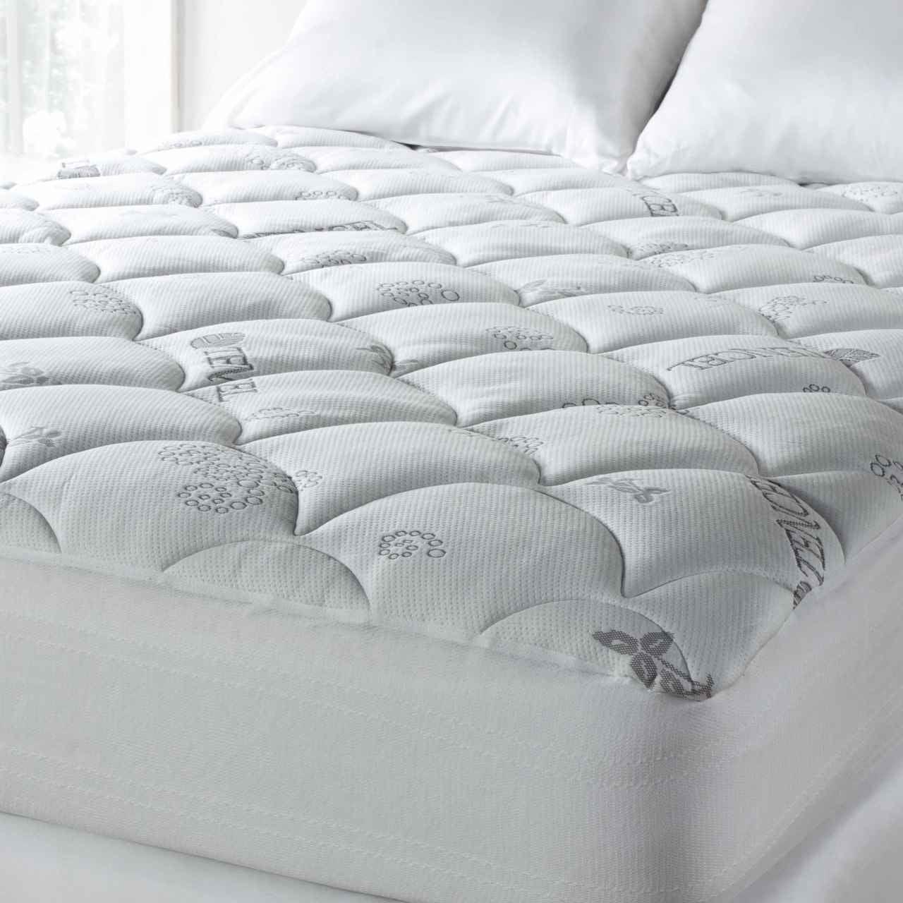 Extra Plush Rest-Fill Down Alternative TENCEL Cooling Mattress Pad by Spa Luxe (Hypoallergenic) - glomarts.shop
